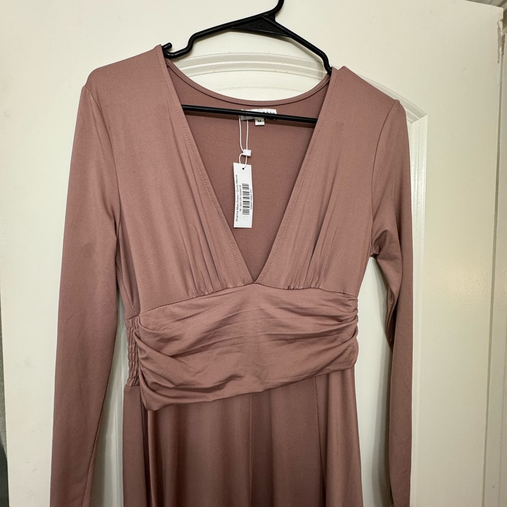 Baltic born Mauve Arianna maxi dress